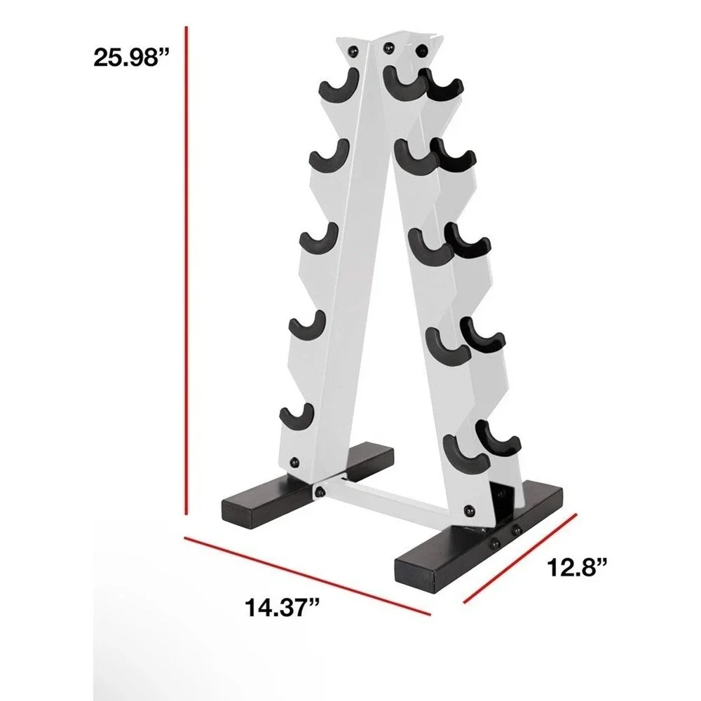 CAP Dumbbell Rack A Frame 5 Pair Storage Organizer‎ Home Gym Equipment Accessory